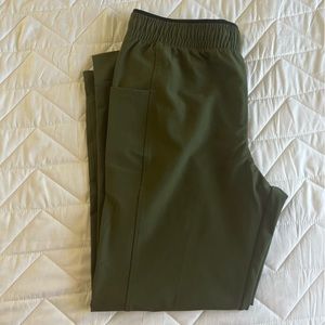 Olive green women’s joggers